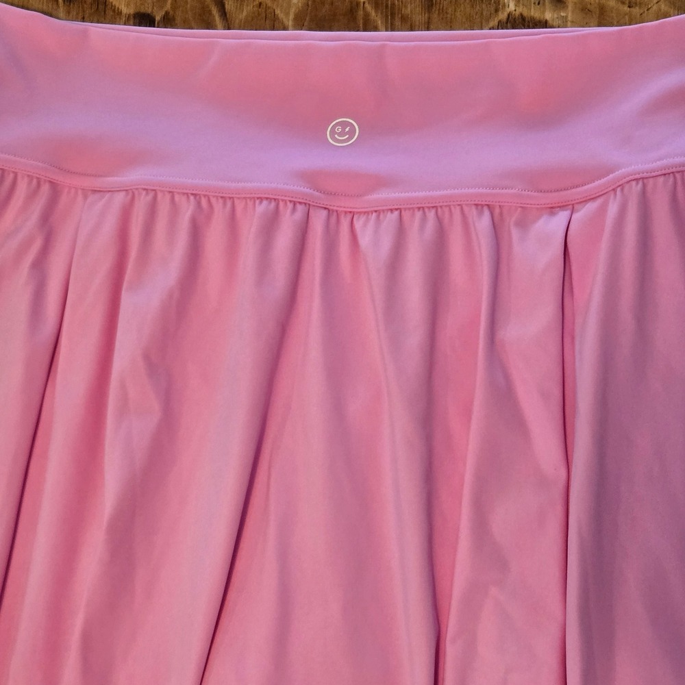 Gilly Hicks Pink Active Skort Athletic Tennis Golf Skirt with Shorts Womens L - Picture 2 of 6